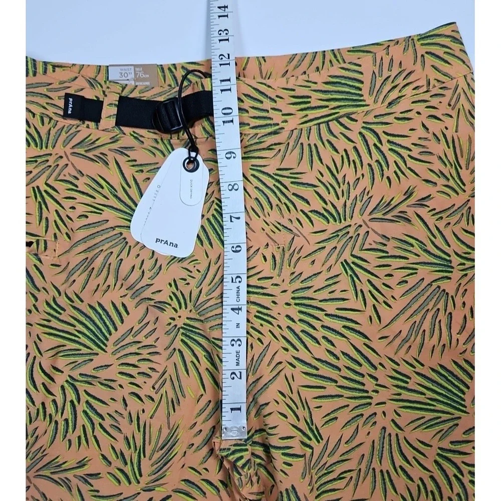 prAna Mens Rock Shock Aura Glow Fronds Unlined Board Shorts‎ Size 30 NWT